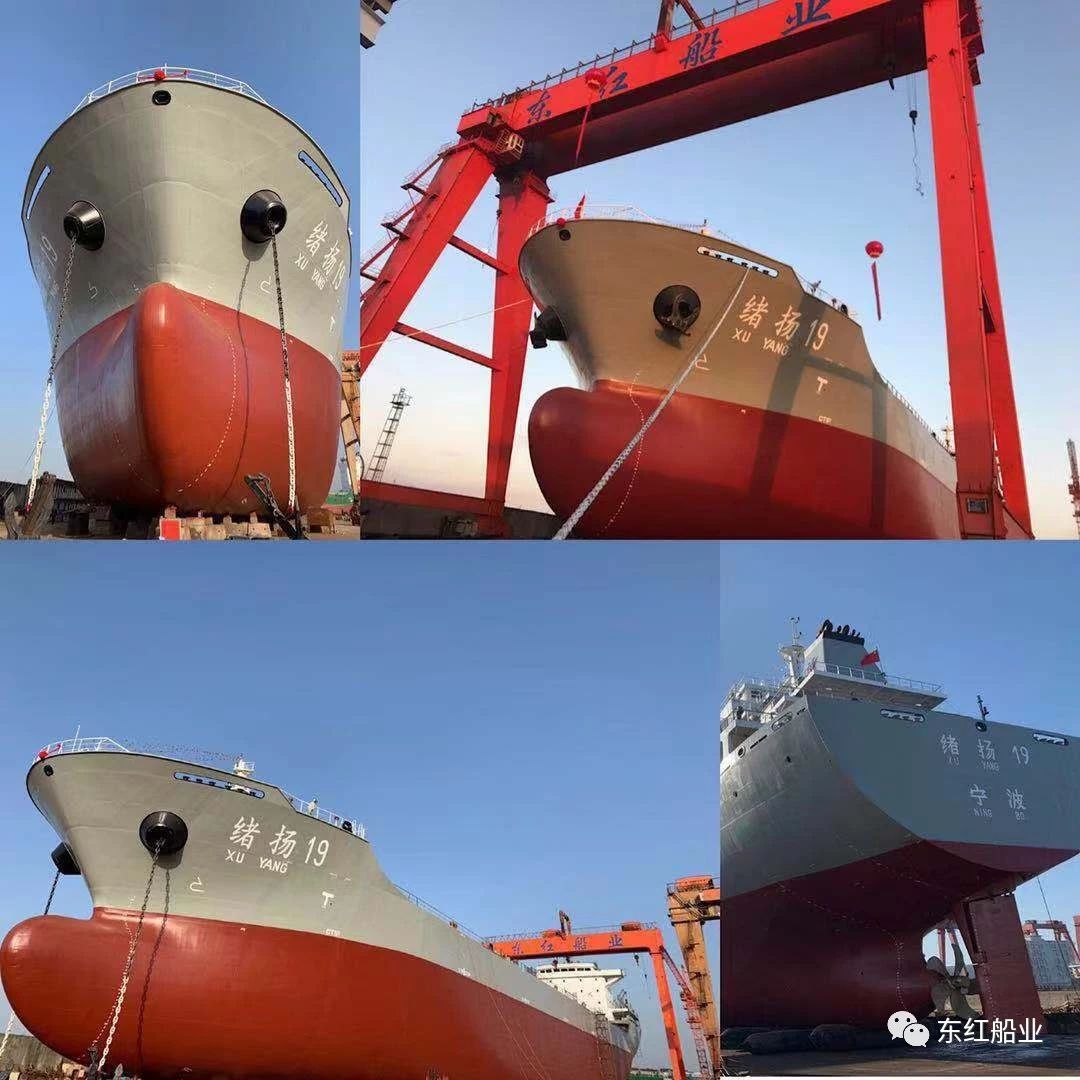 33000T油轮绪扬19顺利下水